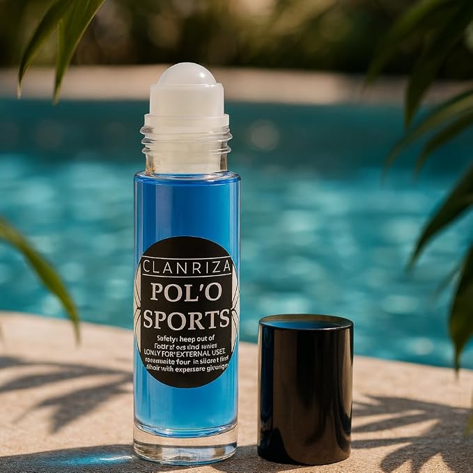 10ml Roll-On POL’O Sports Fragrance Body Oil for Men, Our Interpretation, Daily Wear Scent, Smooth Skin Application, Glass Bottle for Personal Use & Good for Gifts