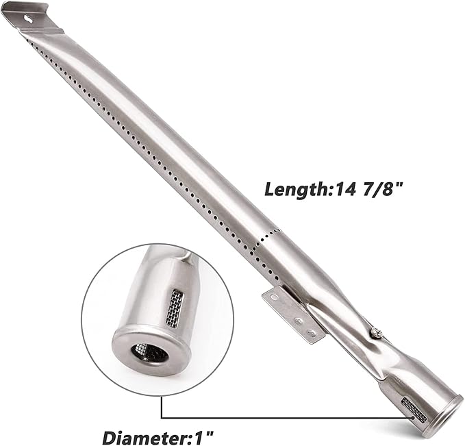 Grill Replacement Parts for Nexgrill 4 Burner 720-0830H, 720-0783E, 5 Burner 720-0888, 720-0888N, Burner Tubes, Heat Shield Tent Plates and Igniters Replacement Kit for Home Depot Nexgrill 720-0830H.