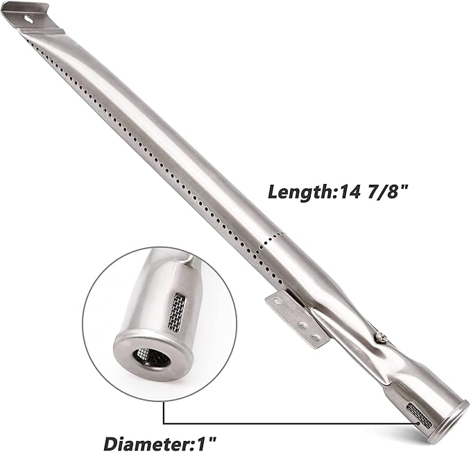 Grill Replacement Parts for Nexgrill 5 Burner 720-0888, 720-0888N, Nexgrill 4 Burner 720-0830H, Members Mark 720-0882D, Stainless Steel Heat Plates, Burner Tubes and Grill Igniters Replacement Kit.