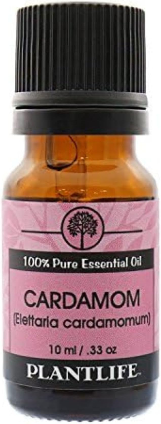 Plantlife Cardamom Aromatherapy Essential Oil - Straight from The Plant 100% Pure Therapeutic Grade - No Additives or Fillers - 10 ml