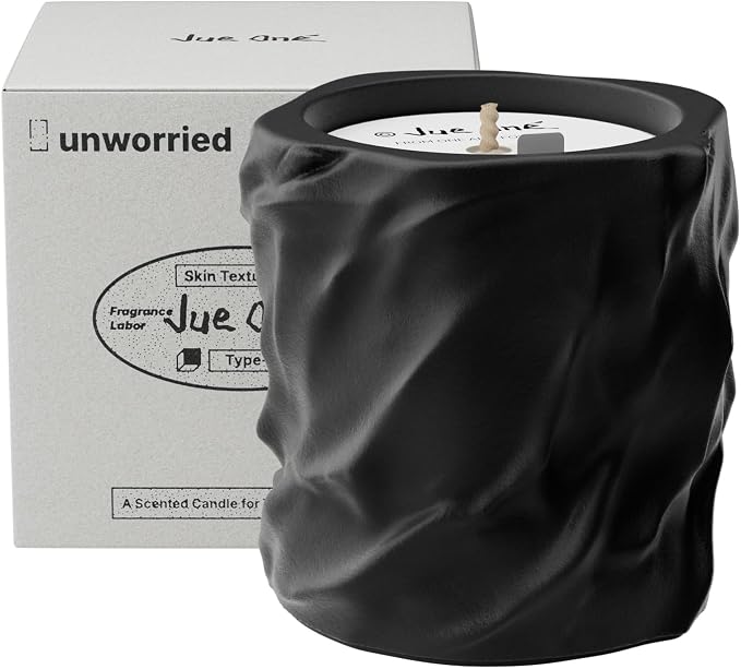 Scented Candles for Home, Natural Soy Wax Candles, Cement Jar Luxury Aromatherapy Candles for Stress Relief, Highly Scented Housewarming Gifts for Women and Men (Midsummer Night Fragrance)