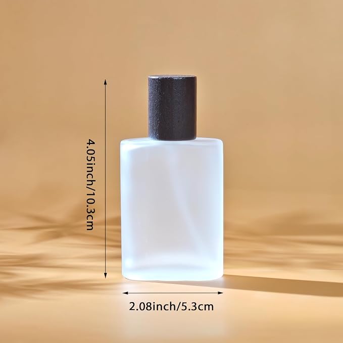 50ml/1.7 Oz Glass Spray Bottle Perfume Atomizer,Perfume Travel Refillable Spray Bottle Empty with 3 Kinds of Dispenser (B4)