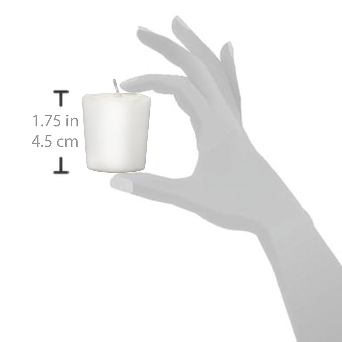 Aroma Naturals Votive Candles with White, Patchouli and Frankincense, Meditation, 6 Count