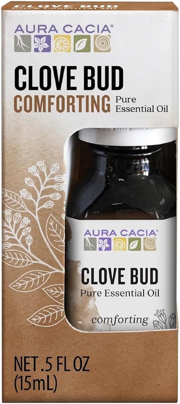 Aura Cacia Essential Oil, Clove Bud, 0.5 Ounce
