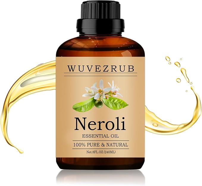 Neroli Essential Oil 240ML - 100% Pure and Natural Oils for Aromatherapy Diffuser - 8 Fl Oz/Neroli