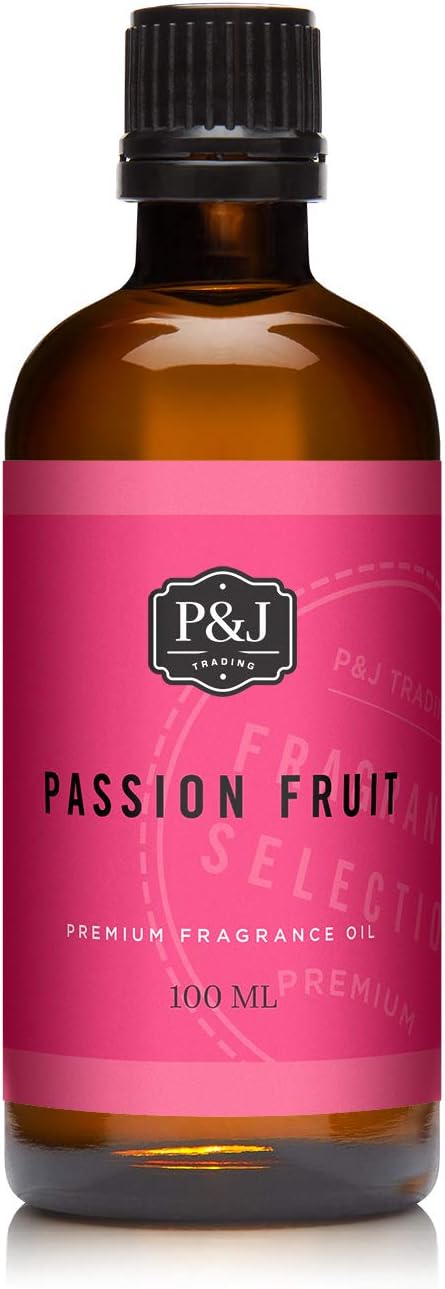 P&J Trading Passion Fruit Fragrance Oil, 100ml - Essential Oil for Candle Making, Diffuser, Soap, Perfume, Bath & Body