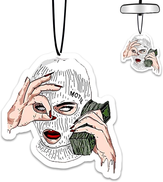 1PCS Car Air Fresheners,Funny Car Air Fresheners for Cute Mirror Freshener Mirror Scented Hanging Cute Car Accessories Decor Interior Home,Funny Gifts for Women Men Friends Wife