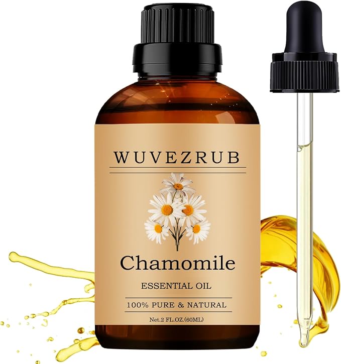 Chamomile Essential Oils 60ML, 100% Pure and Natural Essential Oil for Aromatherapy Diffuser - 2 Fl Oz/Chamomile