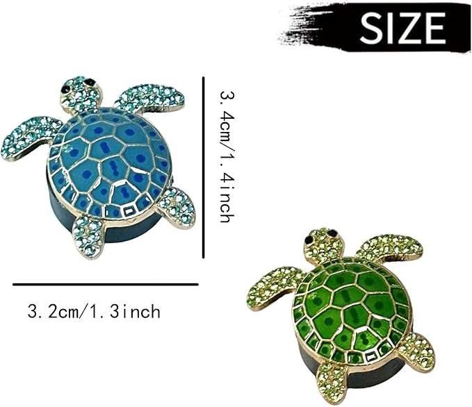 4pcs Cute Sea Turtles Car Air Vent Diffuser – Clip-On Air Freshener with Replaceable Refills, Perfect for SUV, Truck & Sedan, Adorable Car Interior Accessory & Creative Gift Idea(Blue, Ocean)