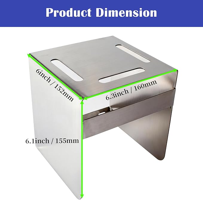 Heat Baffle Grill Replacement Parts Heat Diffuser for Z Grills 450 & 1000 Series, 7052B, 1050 2B Pellet Grills, Stainless Steel Heat Shield for Z Grill Accessories