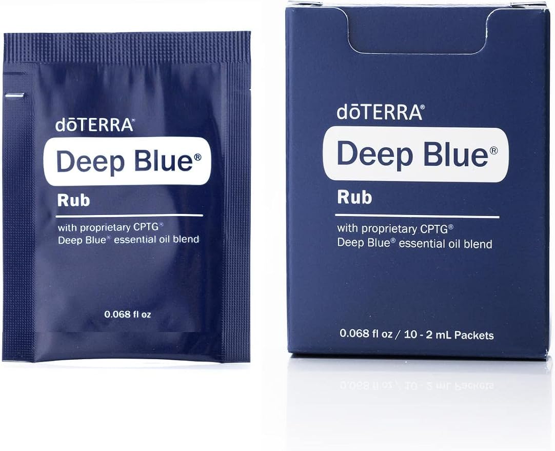 doTERRA Deep Blue Rub Samples, 0.068 Fl Oz (Pack of 10)