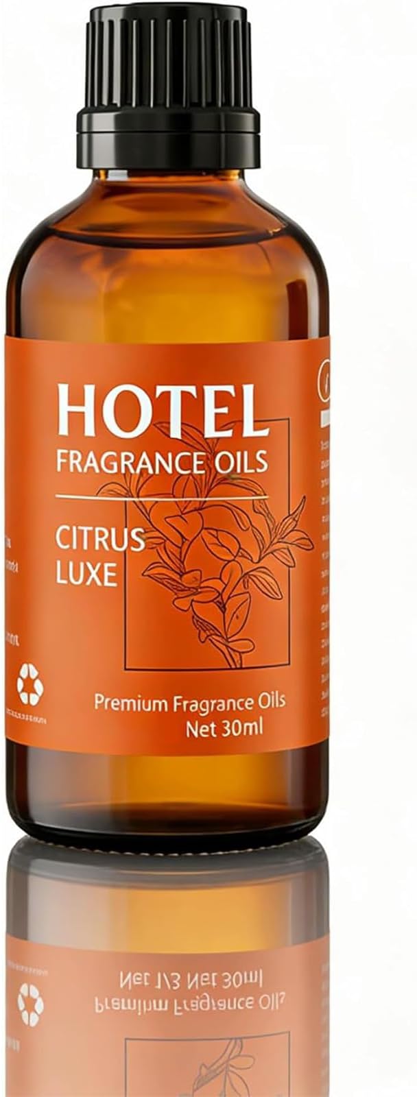 Citrus Luxe Diffuser Oil – Luxury Hotel-Inspired Essential Oils for Diffusers Aromatherapy – Fragrance Oil Blend – Home Essentials for Bedroom, Living Room & Bathroom – 30ml