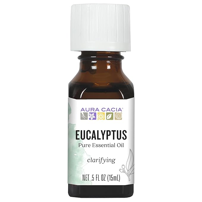 Aura Cacia 100% Pure Essential Oils - Eucalyptus - 0.5 oz
