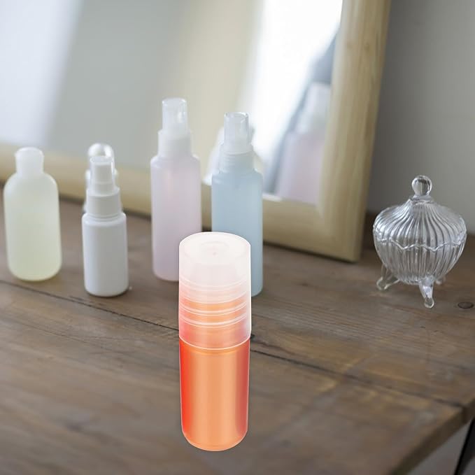 Healeved 20pcs 3ml Refillable Plastic Essential Oil Roll-on Bottles with Roller Balls for DIY Aromatherapy and Perfume, Portable Travel-friendly Empty Roller Bottles Kit Random Color