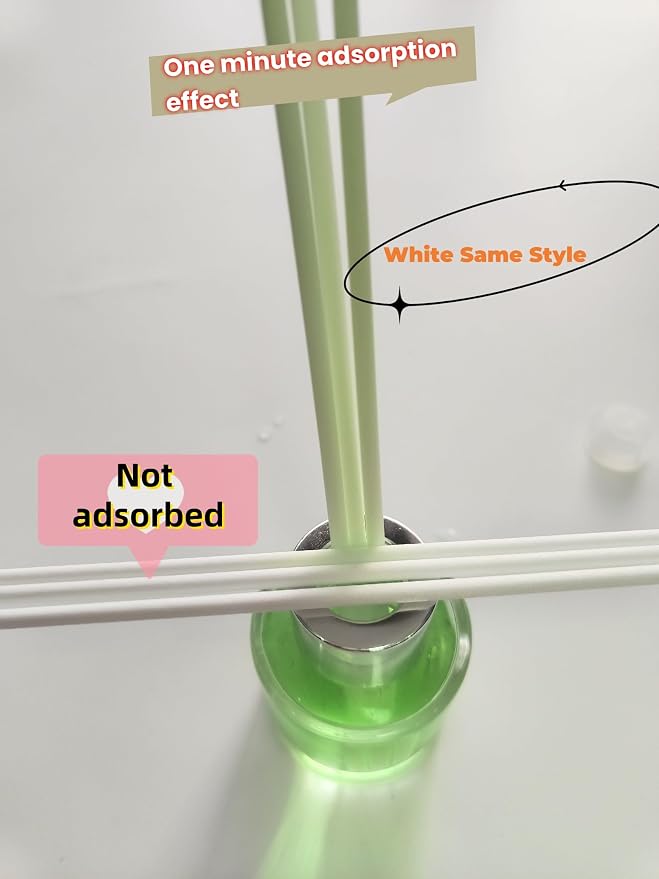 4PCS Reed Diffuser Bottles Empty, 20Pcs Reed Diffuser Stick, Diffuser Bottle Capacity 50ml (1.7oz) Diffuser Stick 3.5mm-190mm, Suitable for Home, Hotel, Restaurant, Office Aromatherapy Tasks