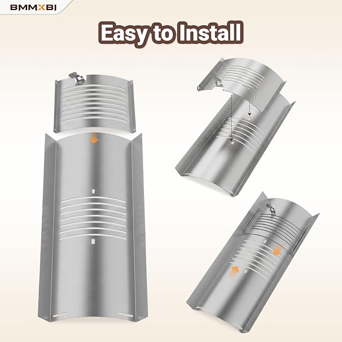Flame Broiler Slide Cover Bottom Kit Replacement for Pit Boss 1600 Series Pellet Grill Accessories, for Pit Boss Grill PB1600CS, Pro Series 1600 Elite PB1600PS2 Series Grills Parts