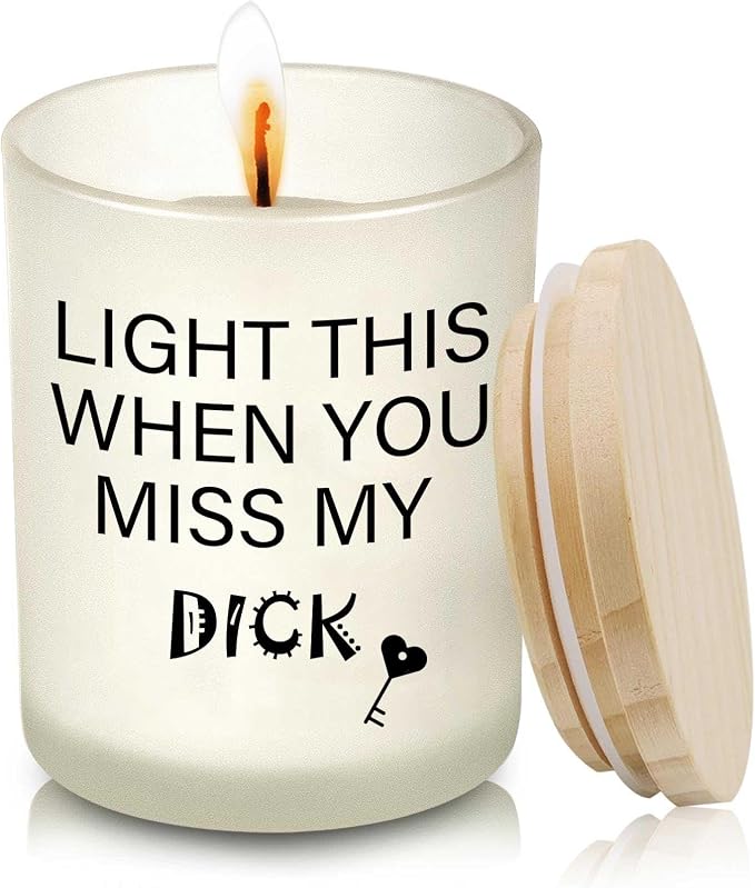Funny Birthday Candles for Him, Anniversary & Valentine’s Day Gifts for Boyfriend, Husband, Men