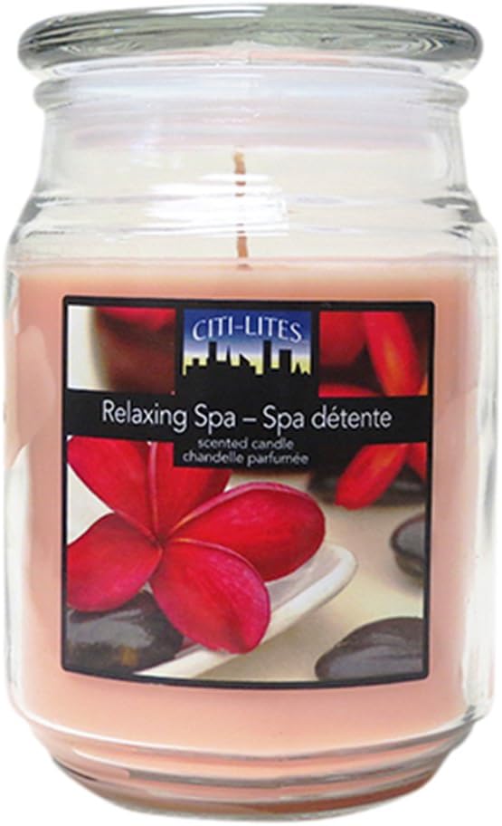 Citi-Lites 18 Ounce Apothecary Jar-Relaxing Spa 2104100