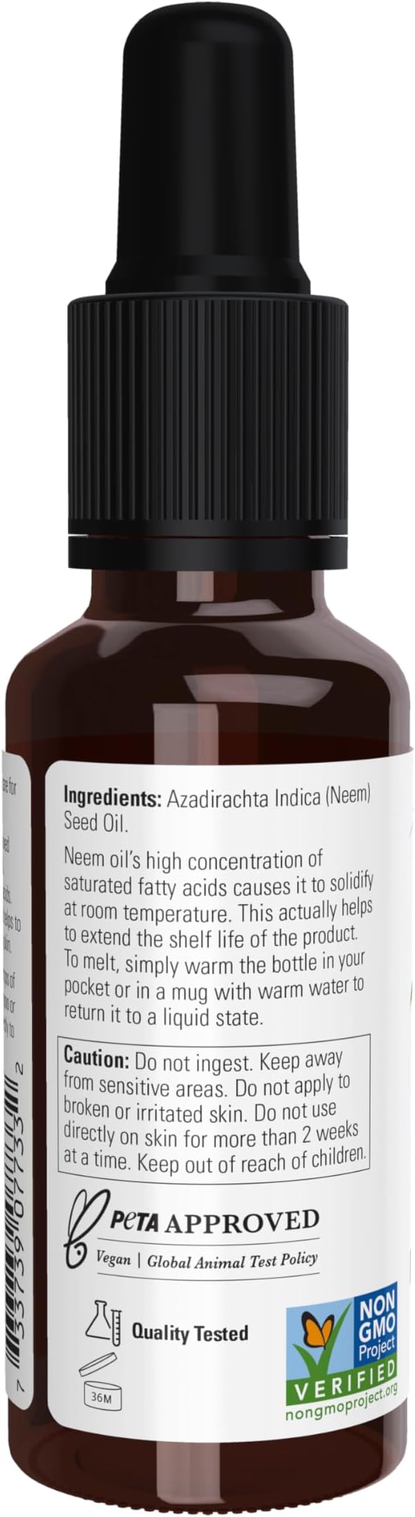 NOW Foods Solutions, Neem Oil, 100% Pure, Made From Azadirachta Indica (Neem) Seed Oil, Natural Relief from Irritation and Other Skin Issues, 1-Ounce, Ingredients: 100% pure neem oil