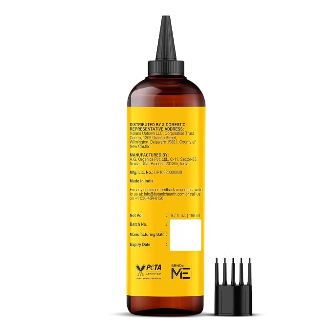 Botanic Hearth Batana Oil for Hair Growth & Hair Treatment Oils 6.7 Fl Oz | Dr Sebi Inspired, 100% Raw & Pure Batana Oil | Scalp & Hair Treatment for Thickness & Strength | All Hair Types