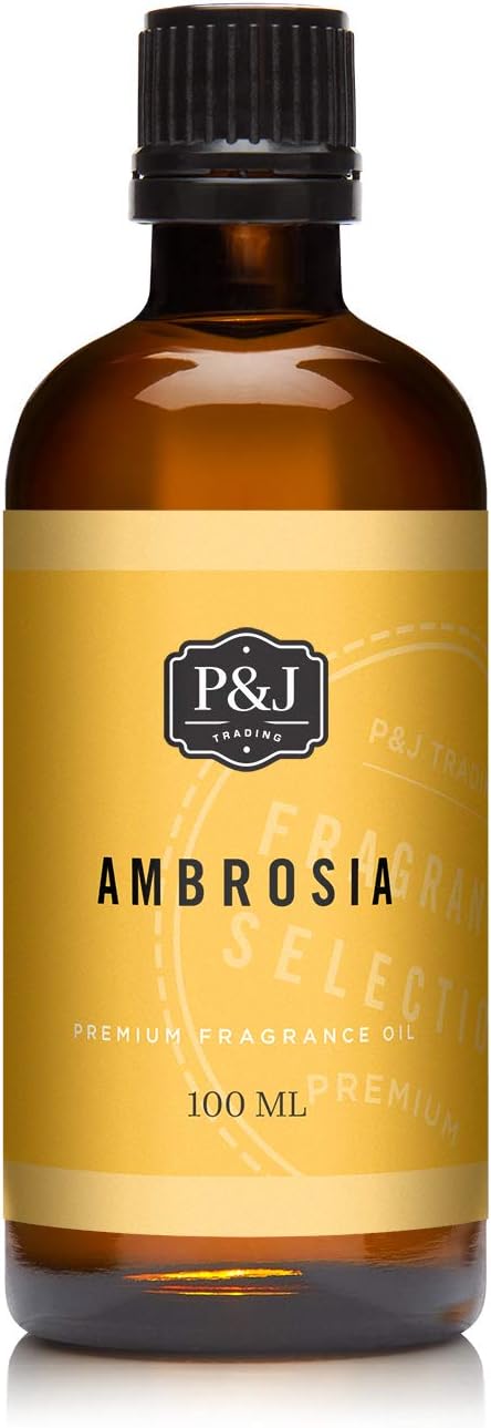 P&J Trading - Ambrosia Scented Oil 100ml - Fragrance Oil for Candle Making, Soap Making, Diffuser Oil