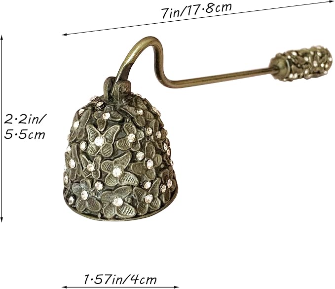 Candle Snuffer, Unique Candle Extinguisher Snuffer, Decorative Candle Extinguisher Metal Candle Tool