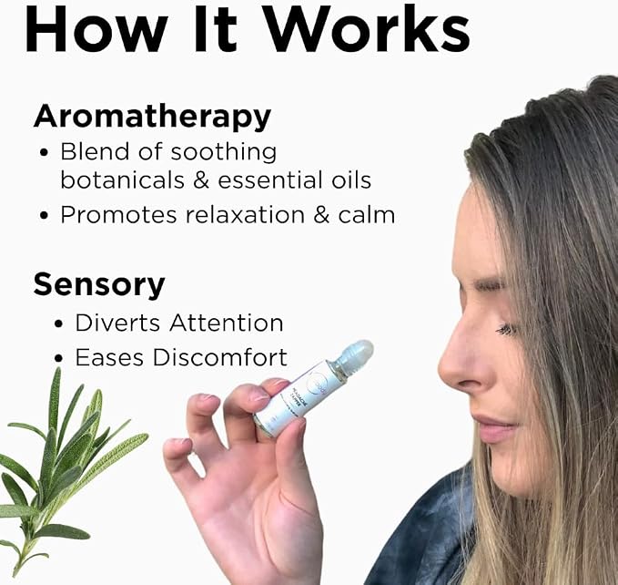 Essential Oil Rollers Headache Tension Relief Zapper - (10ml) Roll On for Soothing Relaxation, Aromatherapy Roller Headache Stick, Head Comfort, Soothing Head Stick