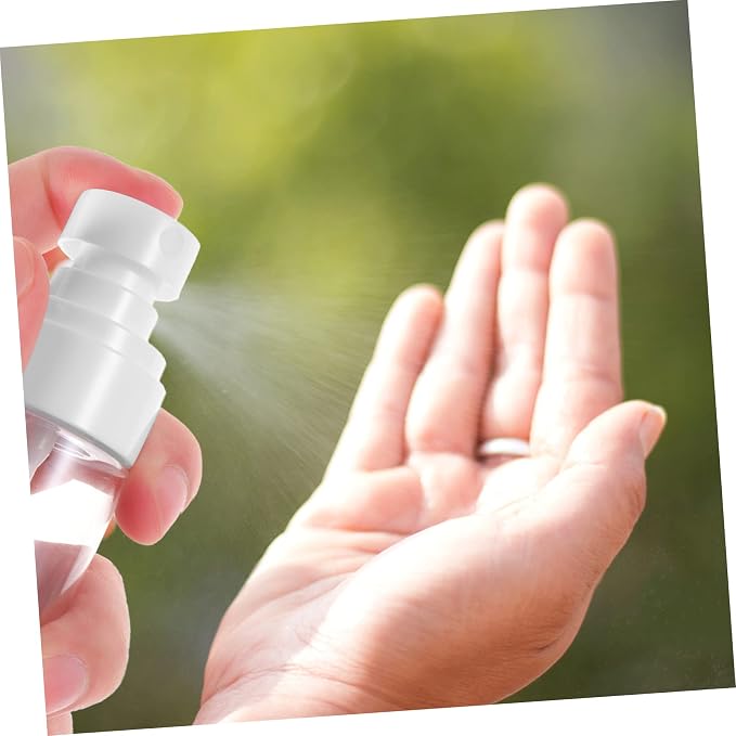 5pcs Travel Spray Bottle Set for Face and Hair Compact Mist Sprayers for Cosmetics Fragrance and Liquid Portable Nano Bottles for Daily Use and Travel