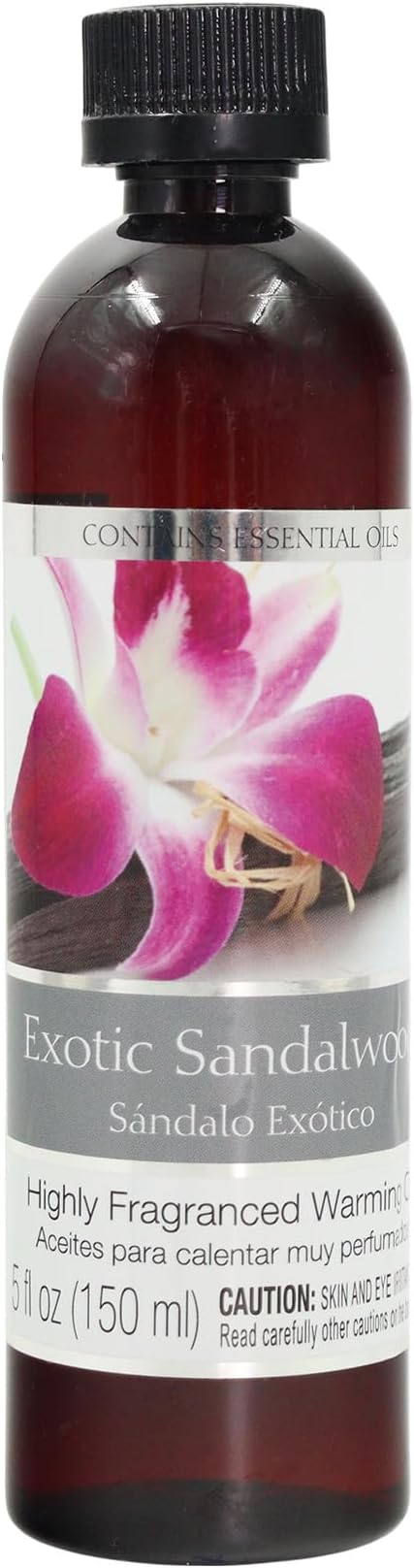 Hosley Set of 2 Exotic Sandalwood Fragrance Warming Oils 5 Ounce Ideal Gift for Weddings Spa Reiki Meditation Bathroom Settings P1