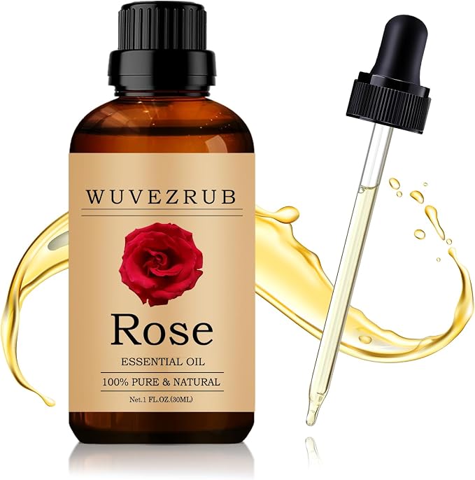 Rose Essential Oil 30ML - 100% Pure and Natural Oils for Aromatherapy Diffuser - 1 Fl Oz/Rose