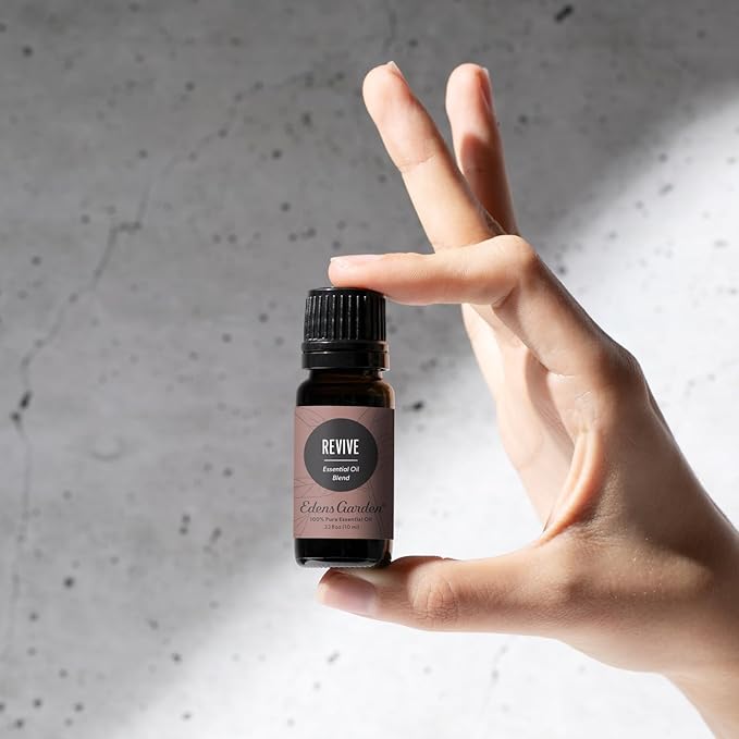 Edens Garden Revive Essential Oil Blend – 100% Pure & Undiluted Aromatherapy Oil for Diffusers, Self-Care & Home Use, 10 ml (.33 fl oz)