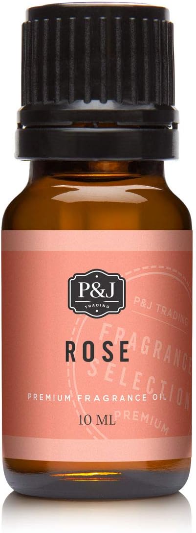 P&J Trading Fragrance Oil for Diffusers for Home - Rose 10ml Fragrance Scents for Candle Making - Soap Making Supplies & Car Diffuser Scents