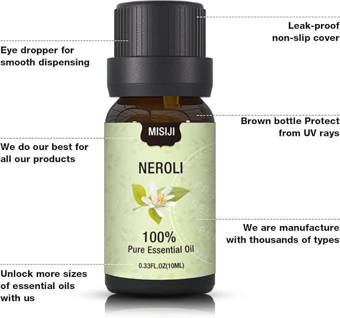 Essential Oils Set-Essential Oils for Diffuser for Home,Diffuser Oils Scents for Aromatherapy,Laundry,Candle&Soap Making,Humidifiers 6 X 10ML