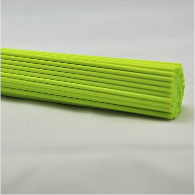 50 Pieces Fiber Reed Diffuser Replacement Refill Sticks for Aroma Fragrance (Fluorescent Green,12" x 3mm)