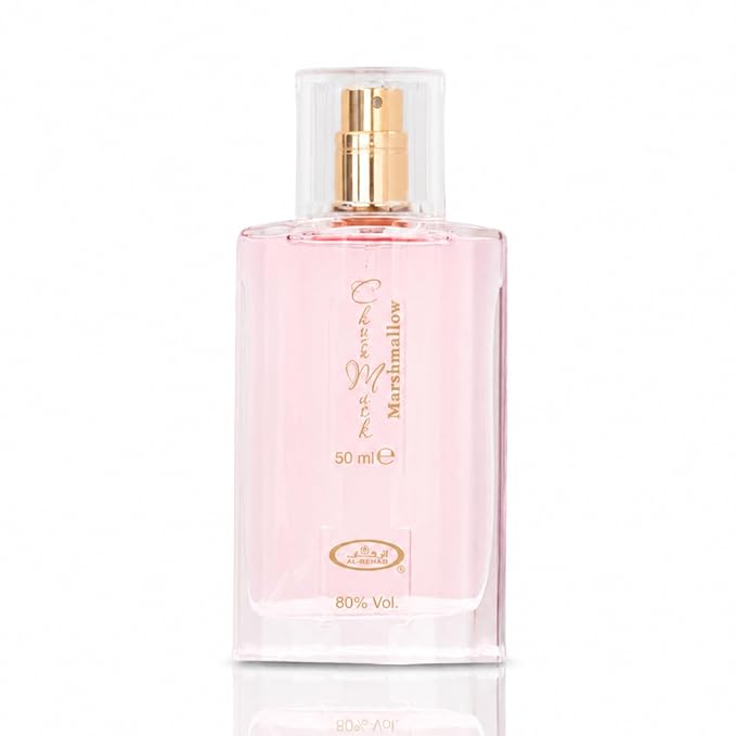 Al-Rehab Choco Musk Marshmallow Eau de Parfum for Women - 50ml (1.65 oz) | Gourmand Perfume with Strawberry, Marshmallow & Cocoa | Sweet, Fluffy & Addictive | Long-Lasting Arabian Dessert Scent