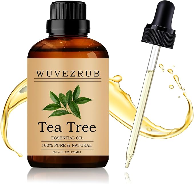 Tea Tree Essential Oil 120ML - 100% Pure and Natural Oils for Aromatherapy Diffuser - 4 Fl Oz/Tea Tree