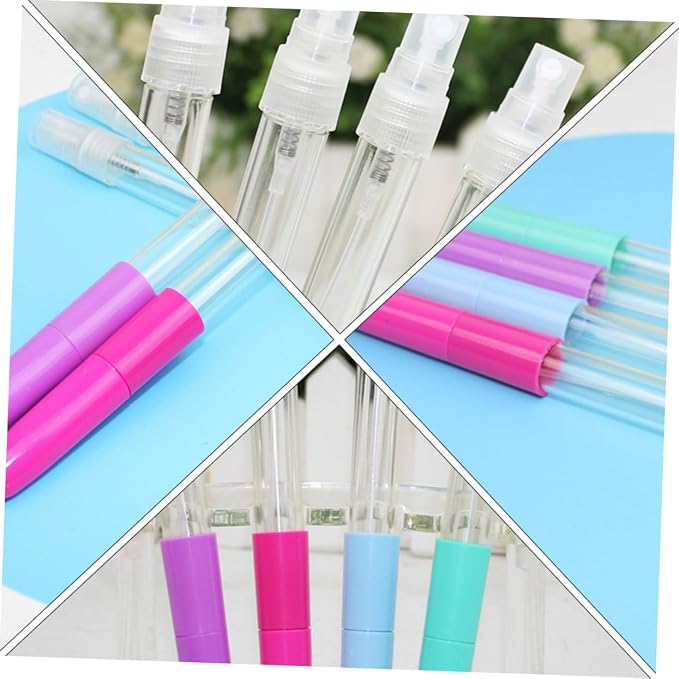 GANAZONO 10pcs Multifunctional Travel Spray Pen Refillable Ballpoint Pen Hand Empty Dispenser Travel-sized Sprayer Random Color