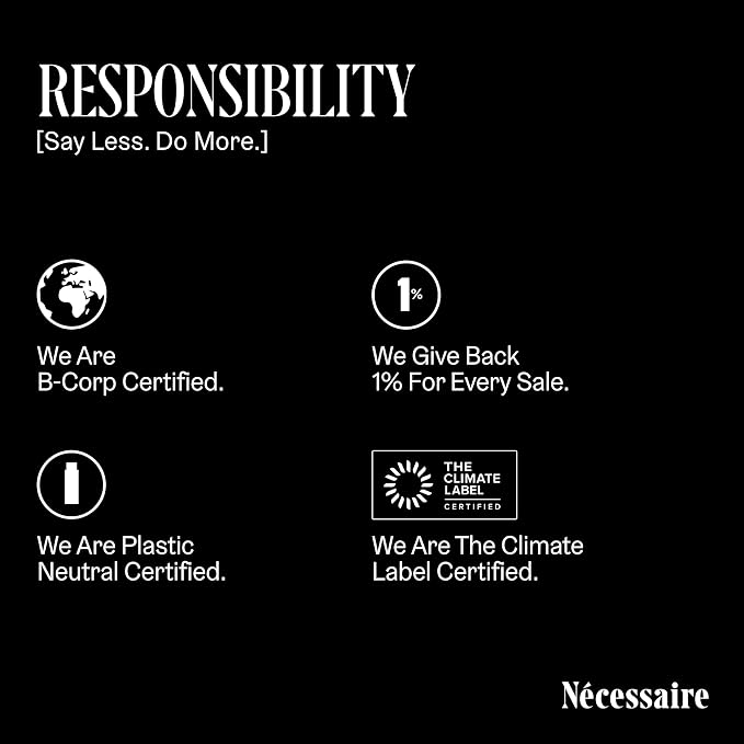 Nécessaire Body Essentials - Skin Care Gift Set For Women + Men - Travel-Size Body Wash, Body Lotion + Deodorant | Dermatologist-Tested. Hypoallergenic | Vegan | Aluminum-Free Deodorant (Santal)