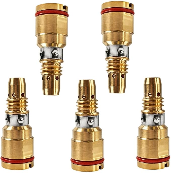 5-Pack Gas Diffuser, Replacement for Miller MDX-250 / D-M250 AccuLock MDX MIG Gun, Direct Fit OEM D-M250 Gas Diffuser