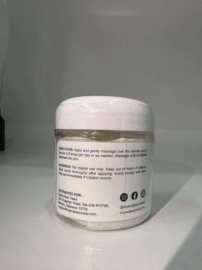 Mama Bear Oasis Lotion - Magnesium Cream - Lavender Magnesium Lotion for Foot, Hands, Legs, Toes Includes Arnica, Vitamin B6, Aloe Vera, MSM (Pack of 2)