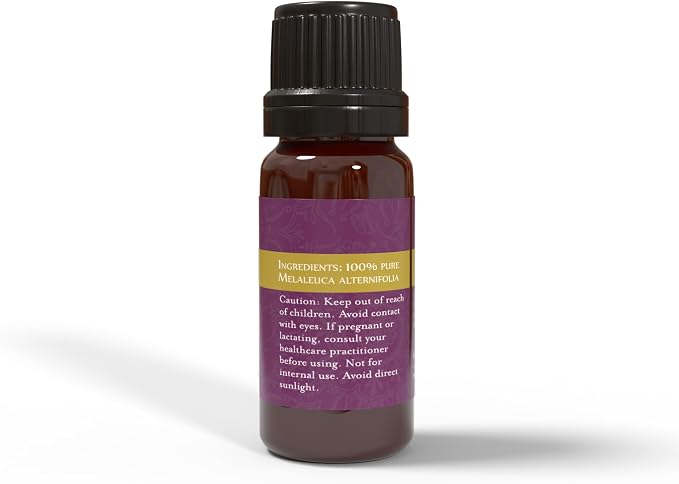 ArOmis Organic Tea Tree Essential Oil - 100% Pure Therapeutic Grade - Undiluted, Premium Oil - 150 Micron Filtered, Perfect for Aromatherapy Diffusers (10ml / .34 fl oz)