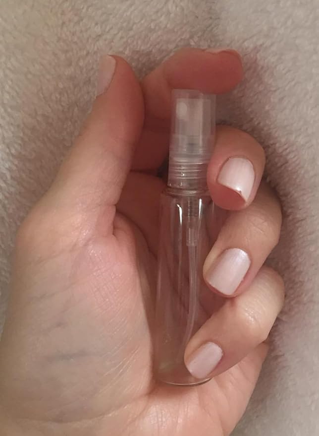 20 Pack Set 10ML Protable Refill Bulk Atomizer Spray Travel Perfume Bottle Hydrating Empty Bottle (Clear-1)