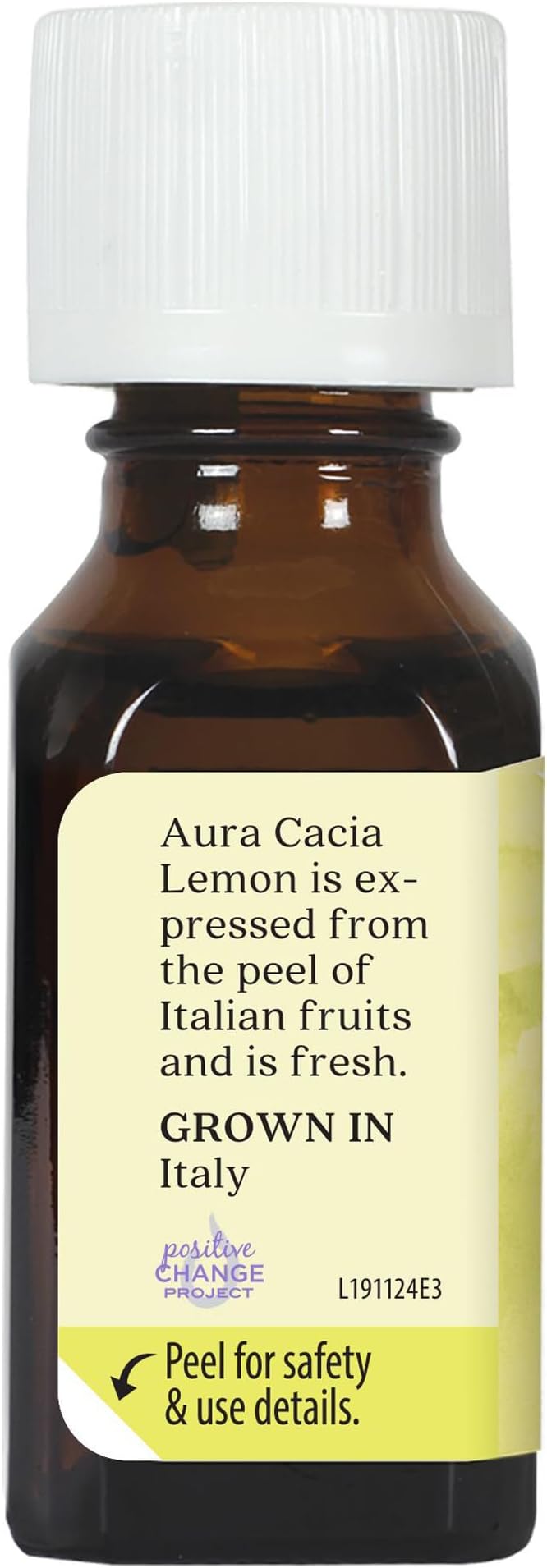 Aura Cacia Lemon Essential Oil, Citrus Limon Oil, Bright Aromatherapy for Diffusers, Room Sprays, Skincare, Custom Blends | 0.5 Fl Oz (Pack of 1)