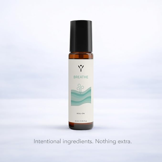 Peppermint Oil Roll On for Headache & Sinus Relief – Cooling Peppermint & Eucalyptus Essential Oil Roller for Migraine, Congestion & Breathing Support – Aromatherapy Roll-On 10 ml