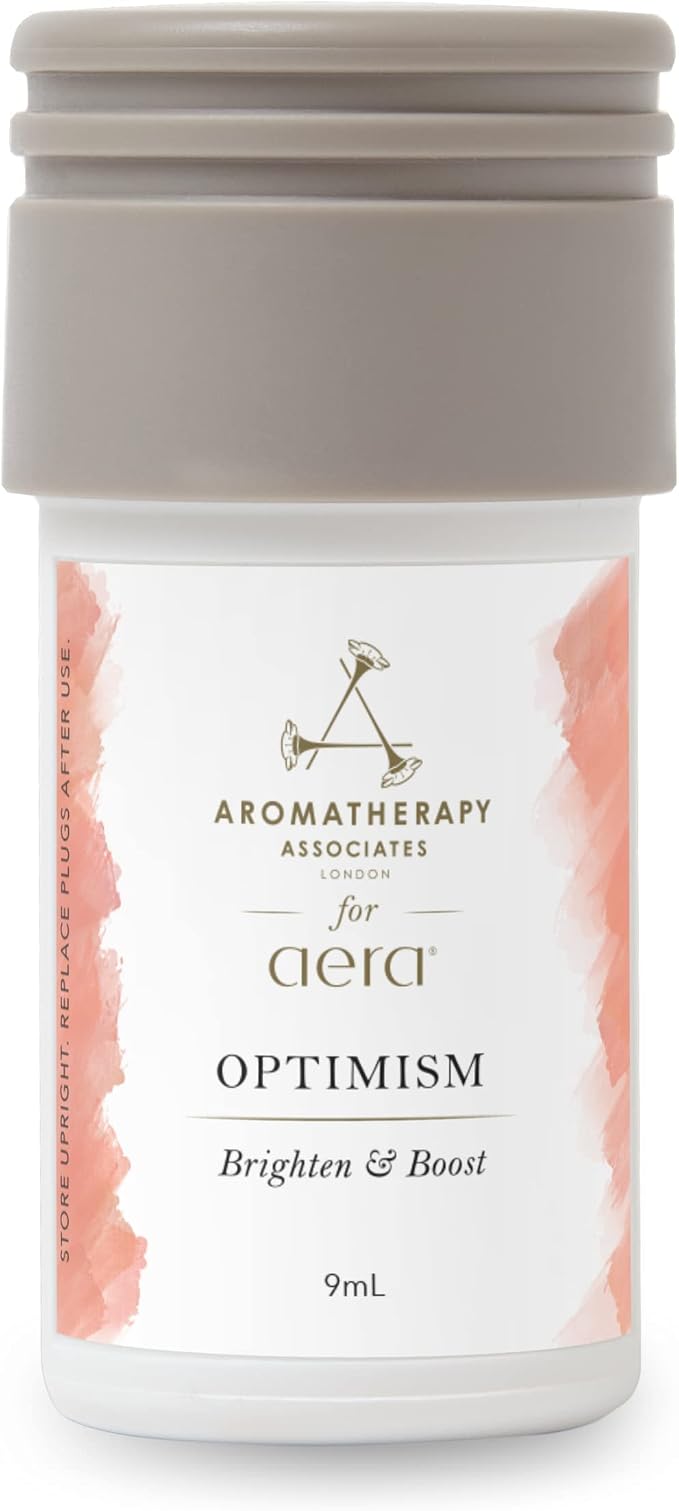 Aera Mini Optimism Aromatherapy Essential Oil Home Fragrance Scent Refill - Notes of Bergamot, Damask Rose and Basil - Works with the Aera Mini Diffuser, Mini Scent Capsule Size