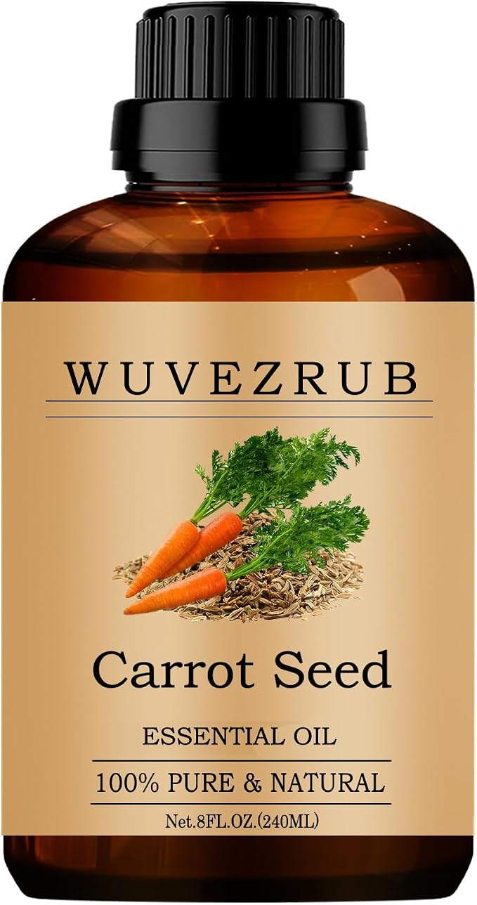 Carrot Seed Essential Oils, 240ML 100% Pure and Natural Essential Oil for Aromatherapy Diffuser - Carrot Seed /8 Fl Oz