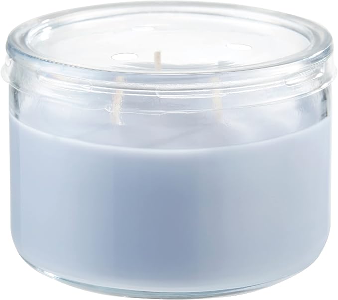 CANDLE-LITE Scented Fresh Lavender Breeze Fragrance, One 10oz. 3-Wick Aromatherapy Candle with 20-40 Hours of Burn Time, Light Purple Color, 10 oz