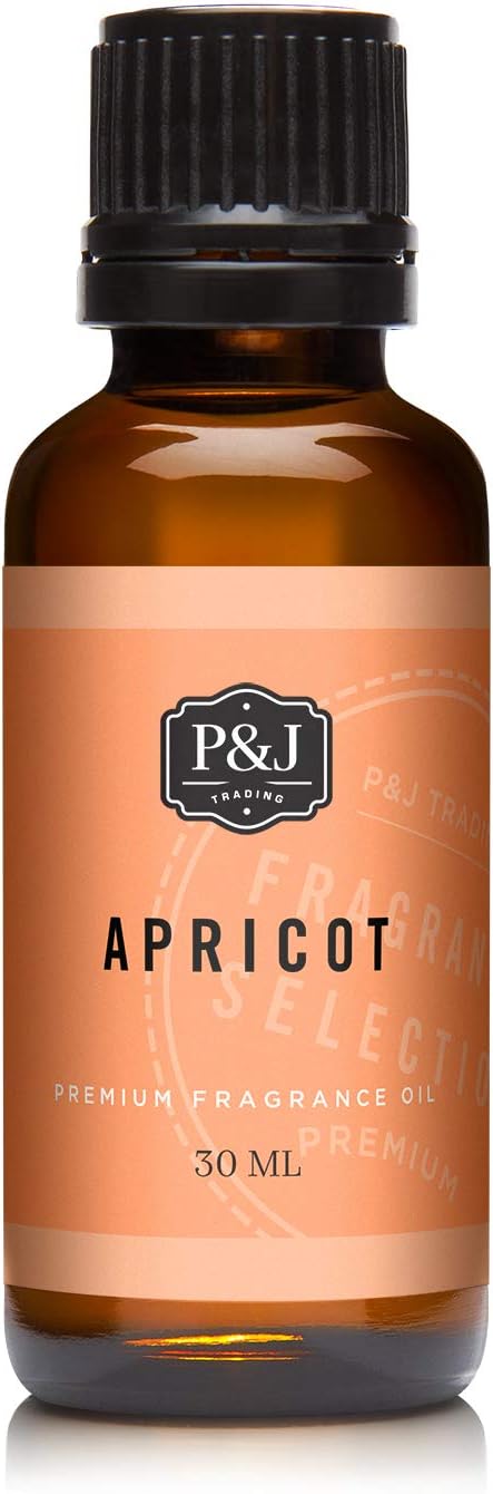 P&J Trading Fragrance Oil | Apricot Oil 30ml - Candle Scents for Candle Making, Freshie Scents, Soap Making Supplies, Diffuser Oil Scents
