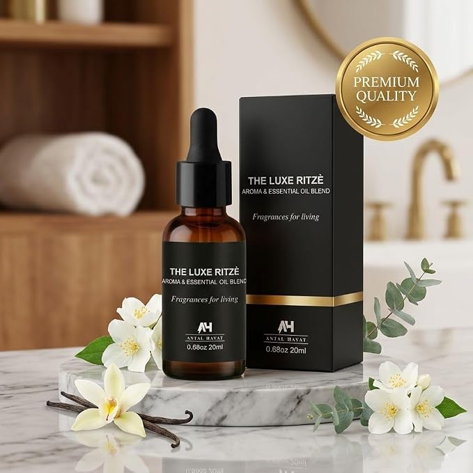 Hotel Scent Oil Inspired by The Ritz Carlton Hotel - Luxury Citrus Diffuser Oil - Ritz Carlton Scent Diffuser Oil - Hotel Scents for Home - 20mL Glass Bottle & Dropper for Waterless Diffusers