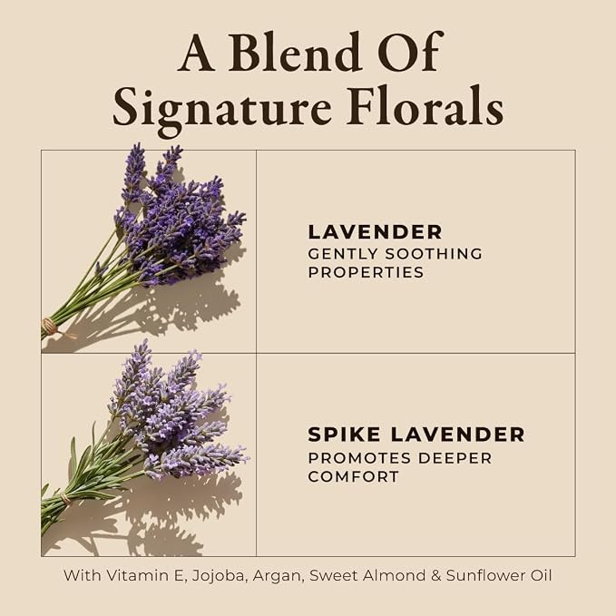 Gya Labs Lavender Massage Oil - 6.76 Fl Oz - Ultimate Relaxation for Body and Mind, Lavender Scented Massages for Total Body Comfort - Non-Greasy Formula, Non-Gmo And Cruelty-Free